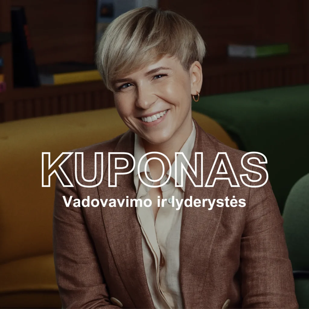 Vadovavimo ir Lyderystės mokymų kuponas - Airida Ruibytė Butkuvienė